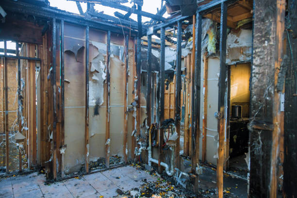 Professional Emergency Fire Cleanup technician working in Mojave, CA